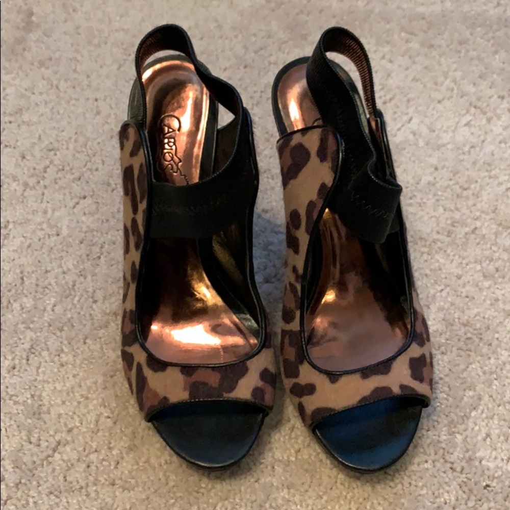 Cheetah print heels